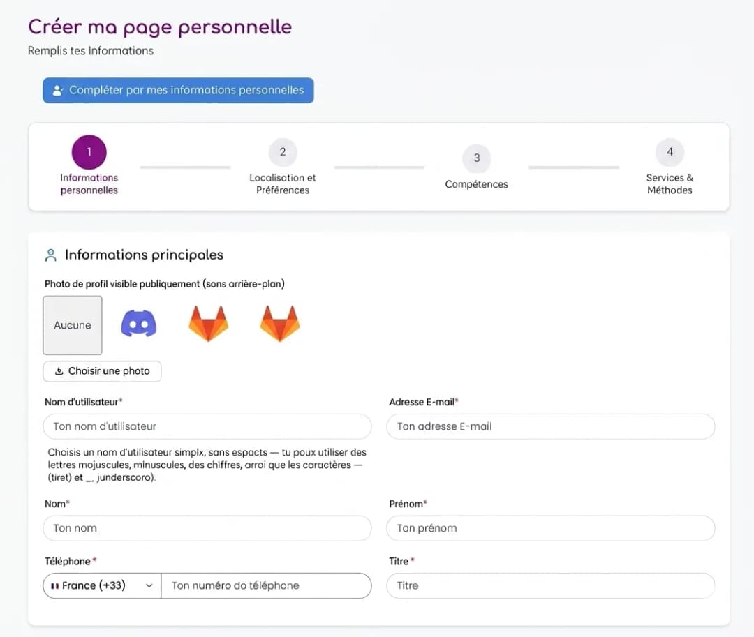 Features section