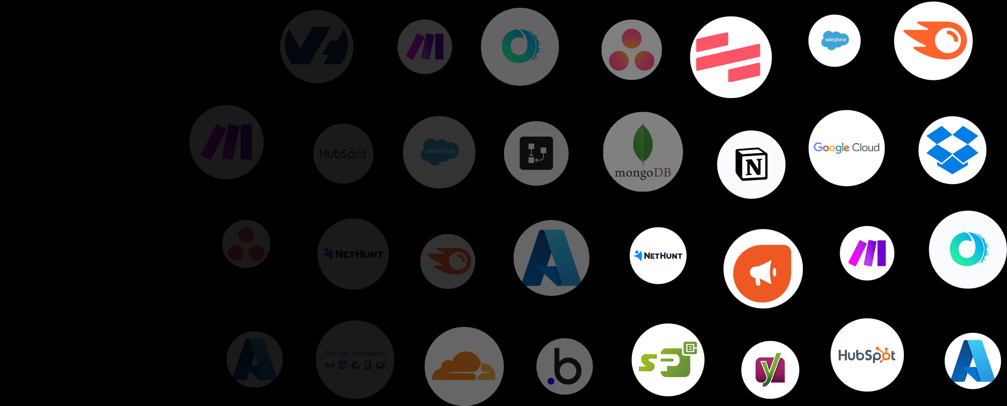 Logos de différents outils et logiciels numériques
