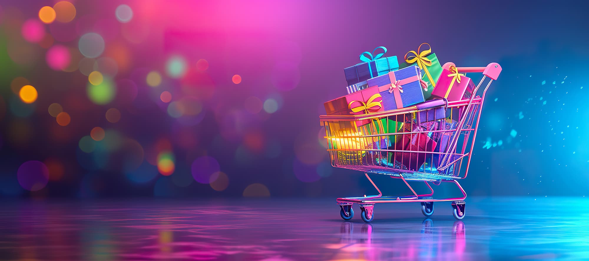 Caddie rempli de cadeaux pour freelances : réductions sur logiciels professionnels...