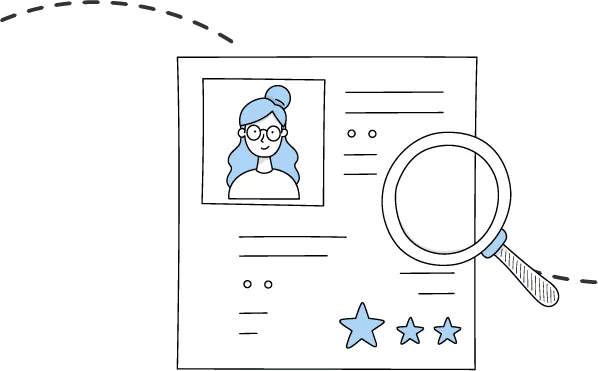 Icône recherche de mission freelance et candidature